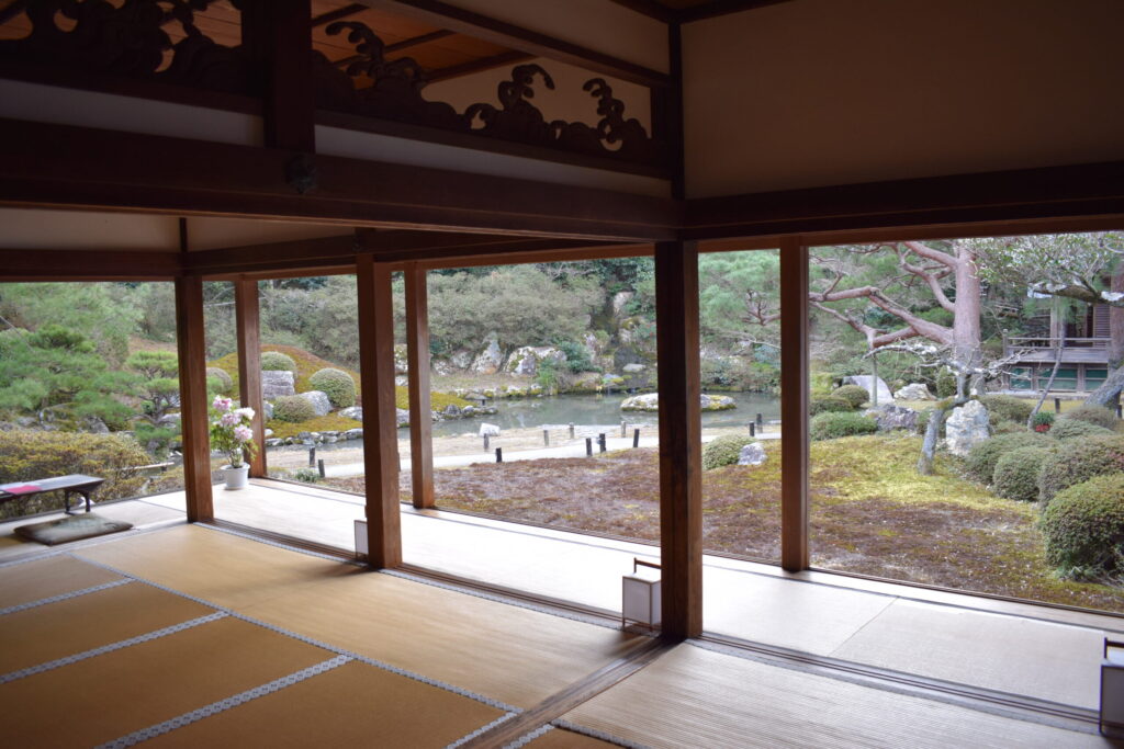 青蓮院門跡　華頂殿から見る庭園